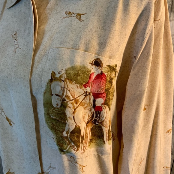 Richie Freeman for TeriJon silhouettes. Silk button down. Size 8 - Picture 3 of 6